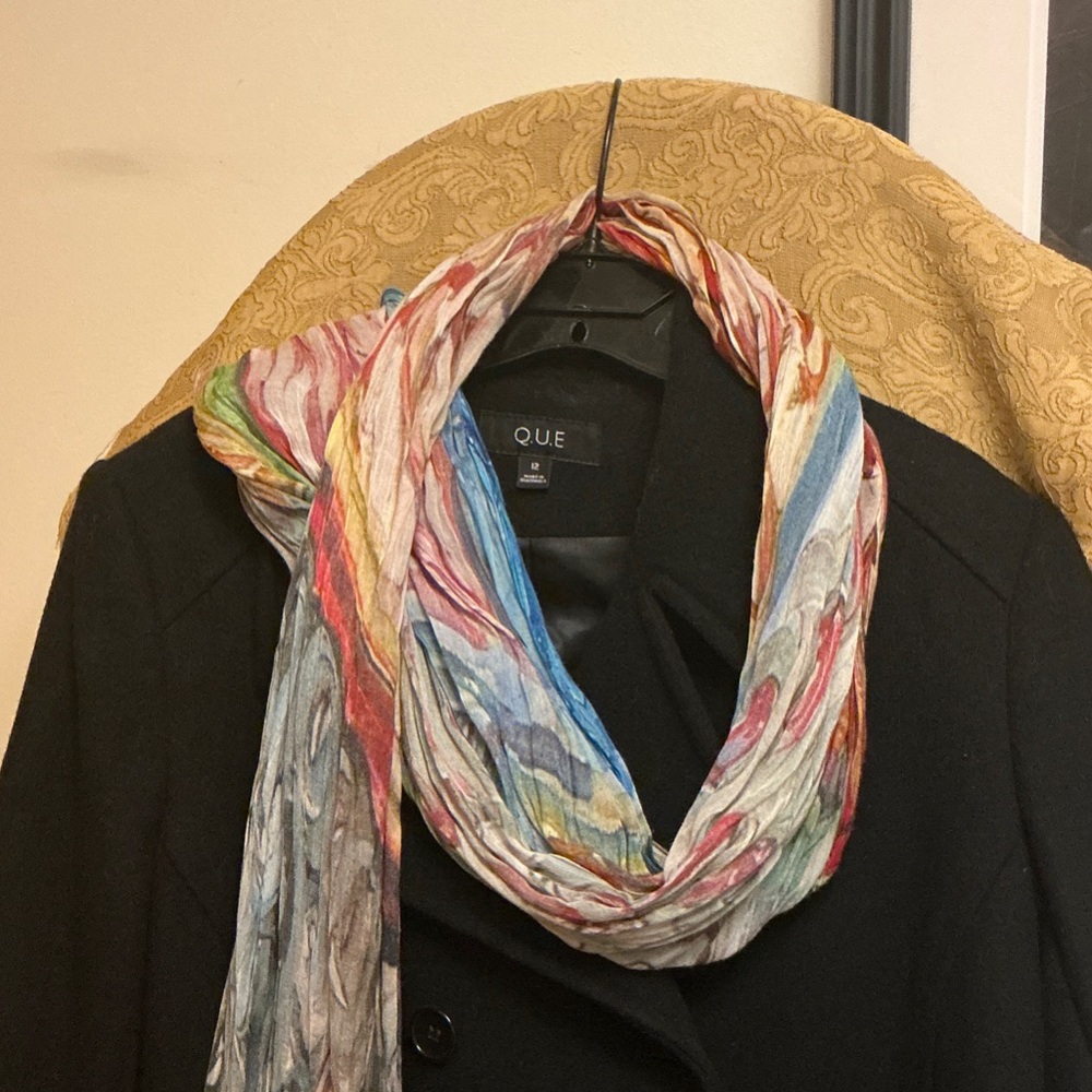 Women’s Black Wool Coat (scarf NOT included ☺️)